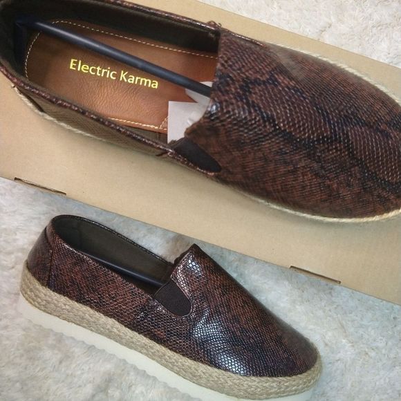 Electric Karma Lola Slip On Espadrilles - Picture 1 of 9